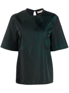 Elie Saab t-shirt à motif monogrammé - Vert