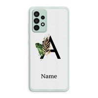 Charcoal Flora: Samsung Galaxy A52s 5G Transparant Hoesje