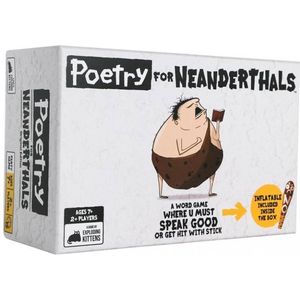 Exploding Kittens Poetry for Neanderthals Bordspel Word