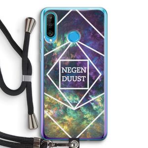 Negenduust ruimte: Huawei P30 Lite Transparant Hoesje met koord