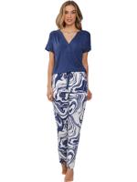 Speelse blauwe pyjama Pastunette