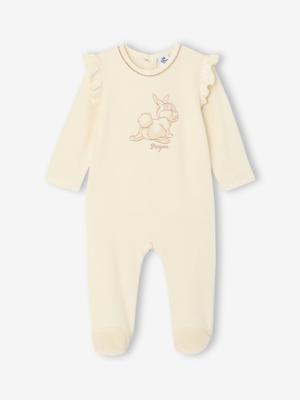 Babyslaappakje voor meisjes DISNEY ANIMALS® Panpan in fluweel / velours vanille