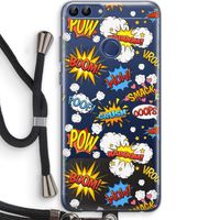 Pow Smack: Huawei P Smart (2018) Transparant Hoesje met koord