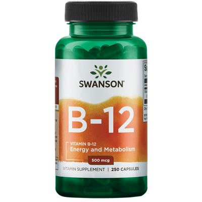 Vitamine B-12 500mcg | Swanson | 250ct
