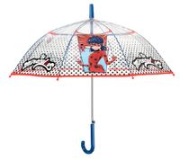 Zagtoon paraplu Ladybug 74 cm polyester transparant - thumbnail