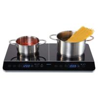 Vrijstaande inductiekookplaat - MEDION - MD 15324 - 2 branders - L 60,3 x D 35,5 cm
