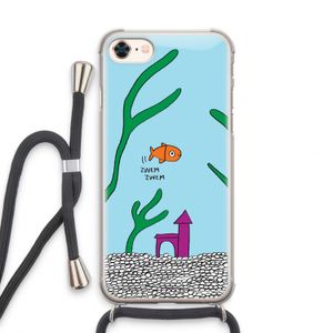 Aquarium: iPhone 8 Transparant Hoesje met koord