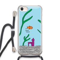 Aquarium: iPhone 8 Transparant Hoesje met koord