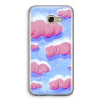 Roze wolken met vogels: Samsung Galaxy A5 (2017) Transparant Hoesje Roze wolken met vogels: Samsung Galaxy A5 (2017) Transparant Hoesje
