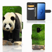 Samsung Galaxy S9 Telefoonhoesje met Pasjes Panda - thumbnail