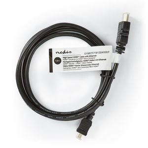 Nedis High Speed ??HDMI-Kabel met Ethernet | 1.5 m | 30 stuks - CVGT34700BK15 CVGT34700BK15