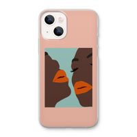 Orange lips: iPhone 13 mini Transparant Hoesje Orange lips: iPhone 13 mini Transparant Hoesje