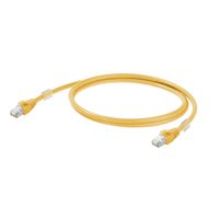 Weidmüller 1251580003 RJ45 Netwerkkabel, patchkabel CAT 6A S/FTP 0.30 m Geel 1 stuk(s)