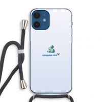 MSN: iPhone 12 mini Transparant Hoesje met koord