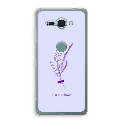 Be a wildflower: Sony Xperia XZ2 Compact Transparant Hoesje