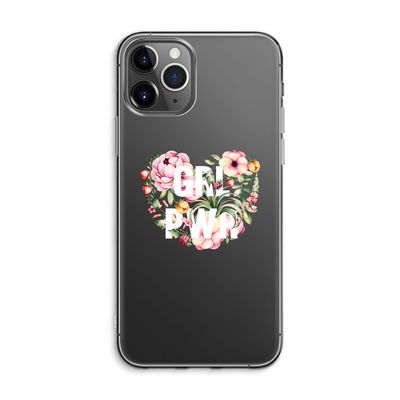 GRL PWR Flower: iPhone 11 Pro Max Transparant Hoesje