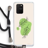 Beleaf in you: Samsung Galaxy S10 Lite Transparant Hoesje met koord