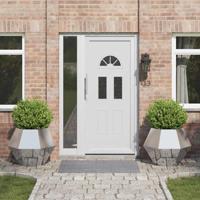 VidaXL Plantenbak 2 pcs zilver 75 x 75 x 60 cm roestvrij staal