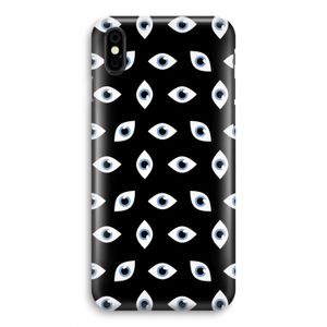 Eyes pattern: iPhone X Volledig Geprint Hoesje