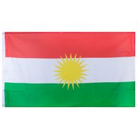 Koerdistan Nationale Vlag (90x150cm) - thumbnail