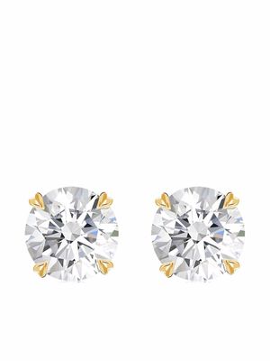 Pragnell puces d'oreilles Windsor en or blanc 18ct ornées de diamants 1.20ct