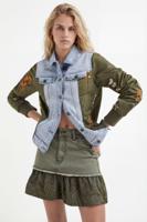 Hybride spijker- en bomberjack - GREEN - M