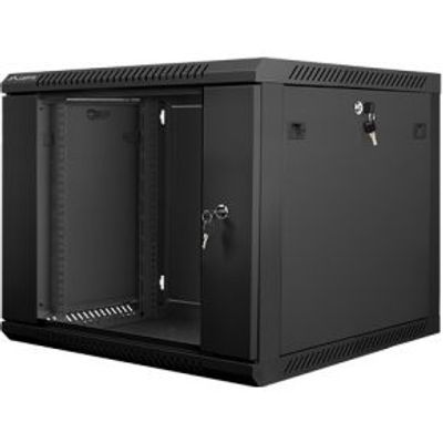 Lanberg WF01-6609-10B rack 9U Wandrek Zwart