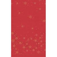 Duni Tafellaken Star Shine 138x220 cm Rood