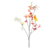 Mixed flower spray mixed red 119 cm kunstbloem Erutan Avon - Erutan avon