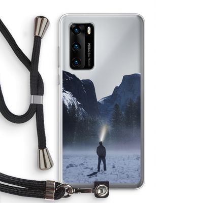 Wanderlust: Huawei P40 Transparant Hoesje met koord