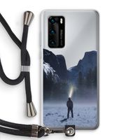 Wanderlust: Huawei P40 Transparant Hoesje met koord