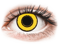 CRAZY LENS - Yellow Twilight - met sterkte (2 gekleurde daglenzen)