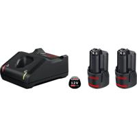 Bosch prof startset 12v 2 accus 2.0 ah en lader