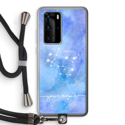 Sterrenbeeld - Licht: Huawei P40 Pro Transparant Hoesje met koord