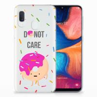Samsung Galaxy A20e | Siliconen Case | Donut Roze