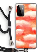 Lichte Wolken: Samsung Galaxy A72 5G Transparant Hoesje met koord