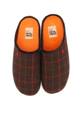 Hot Potatoes Pantoffels Vidovec 67825_04 Bruin maat