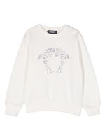 Versace Kids sweat à logo Medusa Head - Blanc - thumbnail