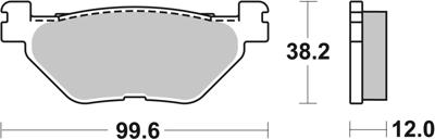 BREMBO Remblokken, voor de moto, Scooter Gesinterd Metaal 07052XS