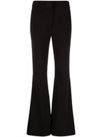 Moschino pantalon évasé à taille haute - Noir