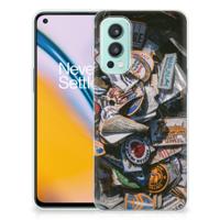 OnePlus Nord 2 5G | Siliconen hoesje | met foto Badges