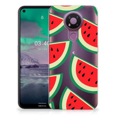 Nokia 3.4 | Siliconen Case | Watermelons
