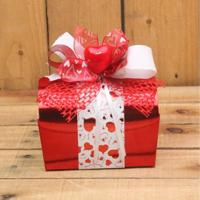 Bonbon doosjes - Chocolade doosje - Valentijn Rood metallic - 24 stuks