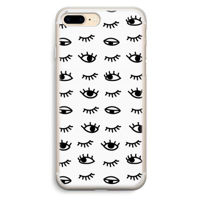 Eye pattern #2: iPhone 7 Plus Transparant Hoesje