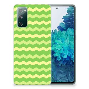 Samsung Galaxy S20 FE TPU bumper Waves Green