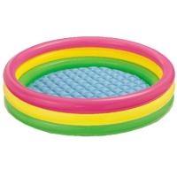 Intex Sunset Glow Kinderzwembad + Opblaasbare bodem 147x33cm Intex Sunset Glow Kinderzwembad + Opblaasbare bodem 147x33cm