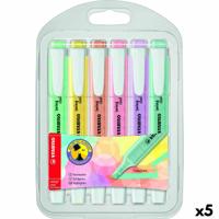 Markering Stabilo Swing Cool Pastel Multicolour (5 Stuks)