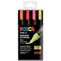Markeerset POSCA PC-5M Fluor Multicolour