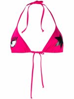 Chiara Ferragni haut de bikini à logo imprimé - Rose