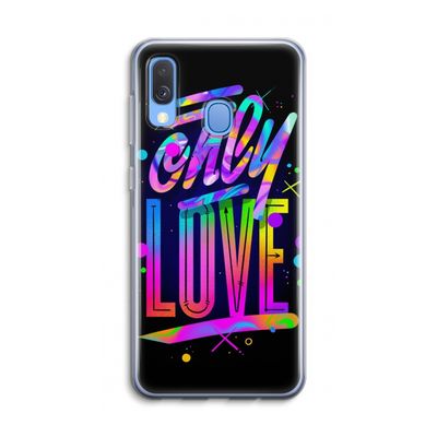 Only Love: Samsung Galaxy A40 Transparant Hoesje
